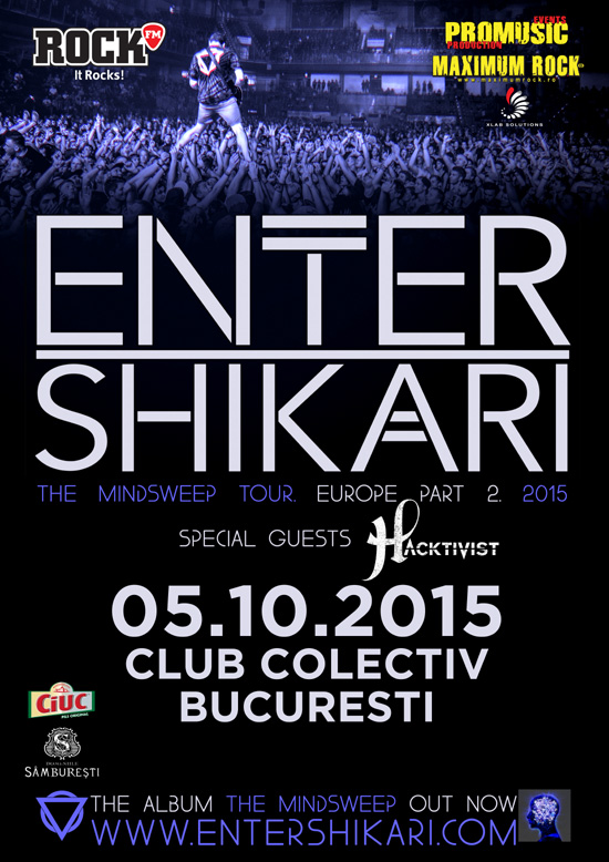 A mai ramas doar o saptamana pana la concertul Enter Shikari de la Bucuresti